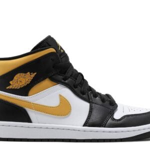 Air Jordan 1 Mid ‘Black University Gold’ Revered Footwear