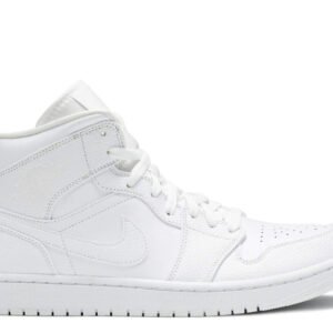 Air Jordan 1 Mid ‘Triple White’ Everlasting Sneaker