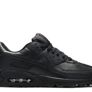 Nike Air Max 90 Leather ‘Triple Black’ Unfading Sneaker