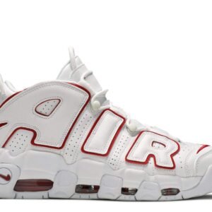 Nike Air More Uptempo ‘White Varsity Red’ 2021 Unfading Sneaker