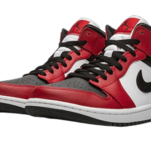 Jordan 1 Mid Chicago Black Toe 554724