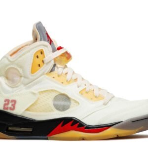 Off-White x Air Jordan 5 SP ‘Sail’ Revered Footwear