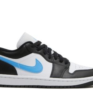 Air Jordan 1 Low ‘Black University Blue’ Revered Footwear