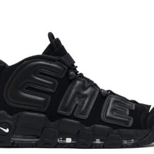 Nike Supreme x Air More Uptempo ‘Black’ Revered Footwear
